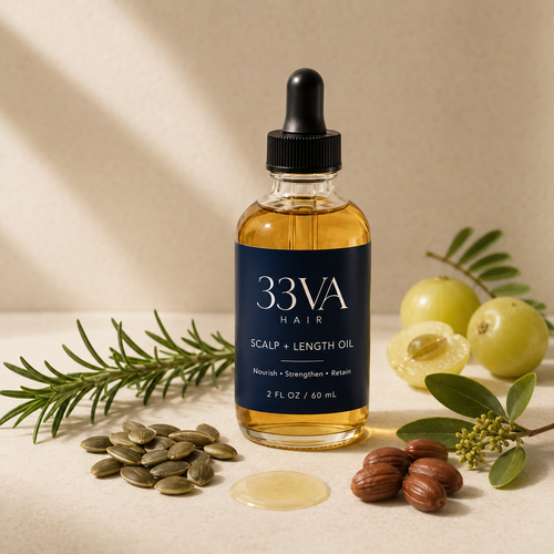 33VA Scalp + Length Oil with botanical ingredients